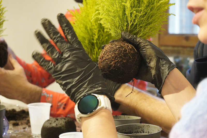 Team building con workshop di Kokedama in una splendida location