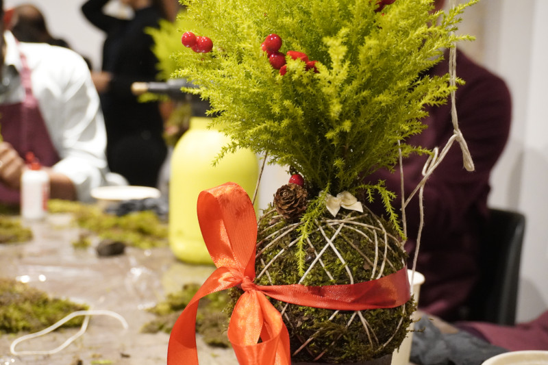 Team building con workshop di Kokedama in una splendida location