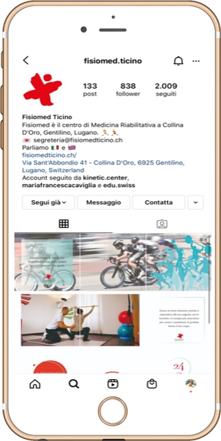 Social media marketing e interior design per Fisiomed - 2