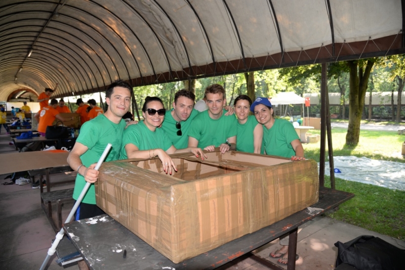 Smart Eventi: Team Building carton boat per Bestway Corp. - 38